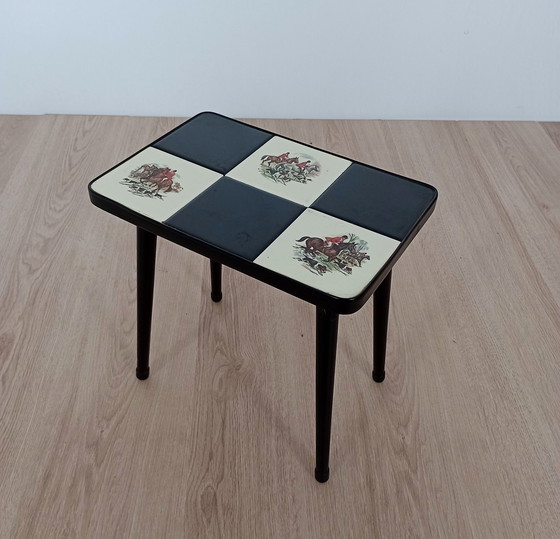 Image 1 of sixties side table, plant table