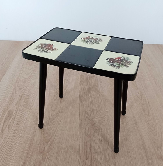 Image 1 of sixties side table, plant table