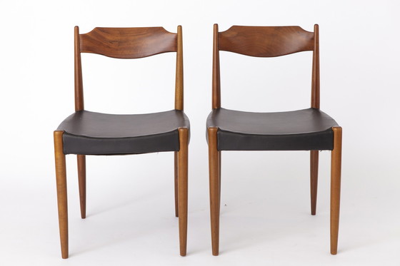 Image 1 of 2 sedie vintage anni '60 - Teak