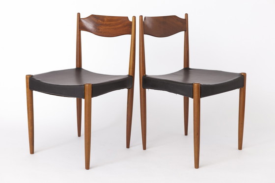 Image 1 of 2 sedie vintage anni '60 - Teak