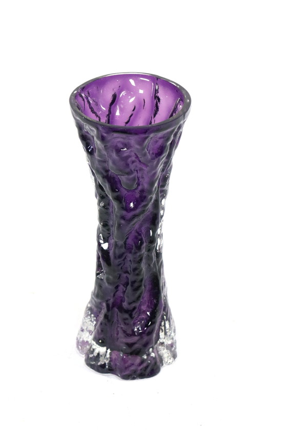 Image 1 of Kurt Wokan For Ingrid Glass Glass Vase Vintage