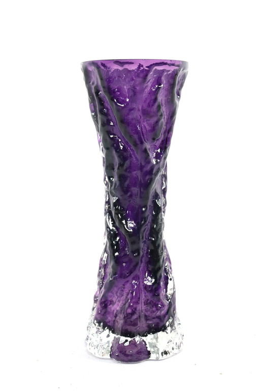 Kurt Wokan For Ingrid Glass Glass Vase Vintage