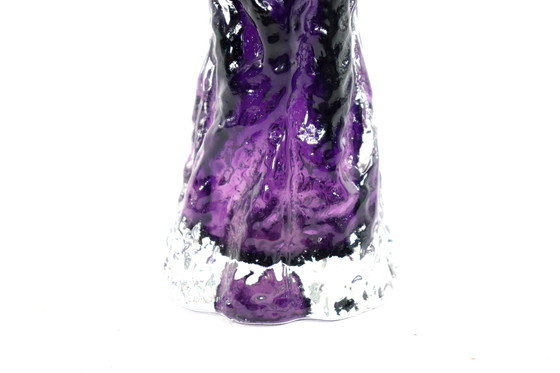 Image 1 of Kurt Wokan For Ingrid Glass Glass Vase Vintage