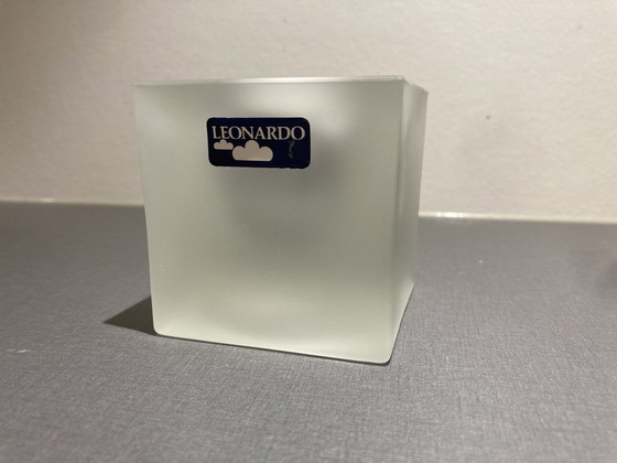 Image 1 of Tea Light Holder From Frosted Glass, Brand Leonardo