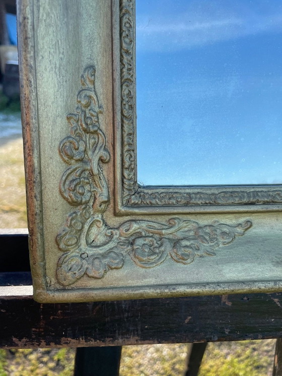 Image 1 of Specchio antico francese, cornice dorata, circa 1830 