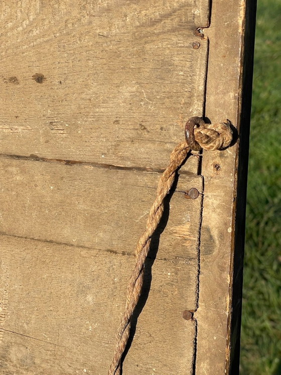 Image 1 of Specchio antico francese, cornice dorata, circa 1830 