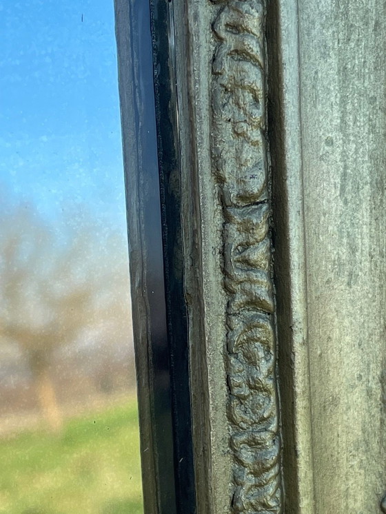 Image 1 of Specchio antico francese, cornice dorata, circa 1830 