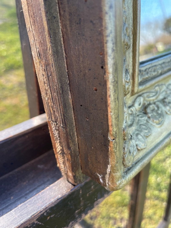 Image 1 of Specchio antico francese, cornice dorata, circa 1830 