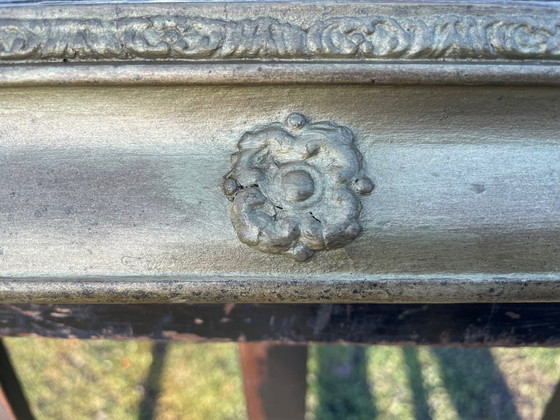 Image 1 of Specchio antico francese, cornice dorata, circa 1830 