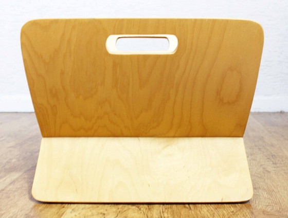 Image 1 of Vintage plywood magazine rack