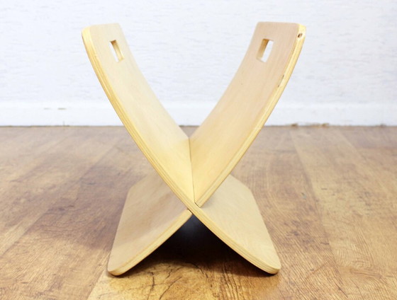 Image 1 of Porte-revues vintage en contreplaqué