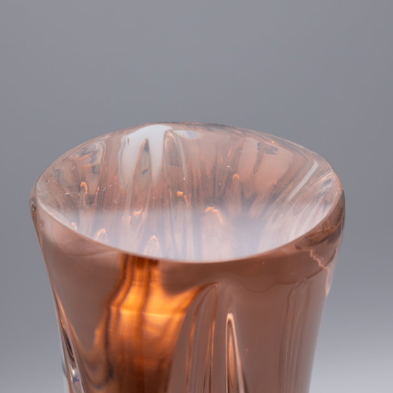 Image 1 of 2x Josef Hospodka Chřibská Borske Sklo vase