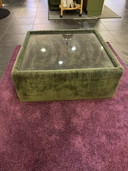 Vintage Upholstered Coffee Table