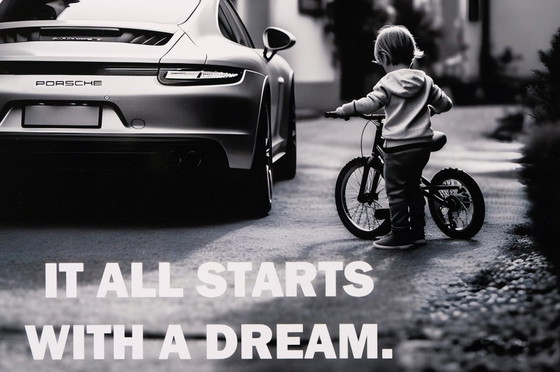 Image 1 of Porsche "It All Starts With A Dream"