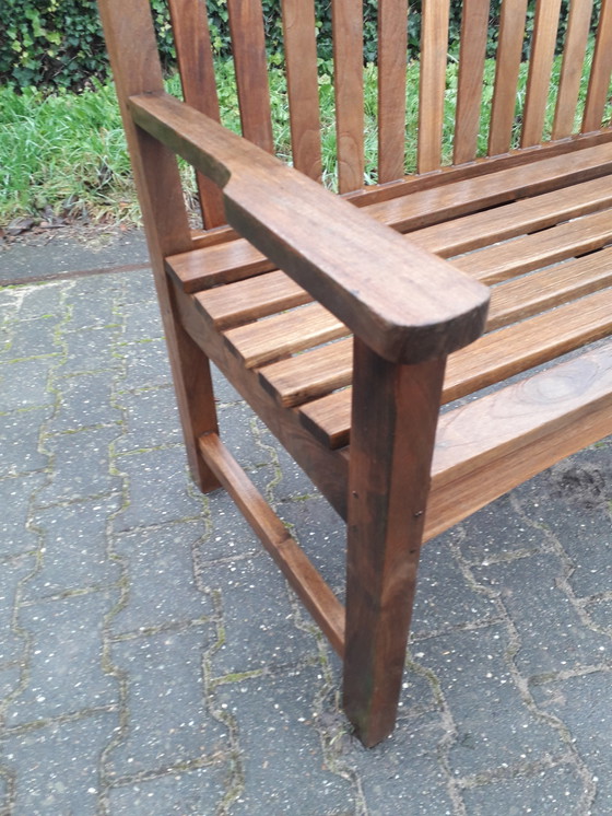 Image 1 of Raffles teak park bench/garden bench 125 cm wide