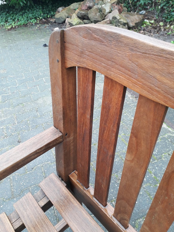 Image 1 of Raffles teak park bench/garden bench 125 cm wide