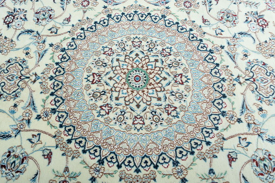 Image 1 of 300 X 200 Cm Hand-Knotted Nain 9 La Persian Rug With Silk