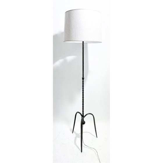 Image 1 of Mid-century floor lamp in wrought iron, Hungary 1950s