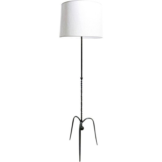 Image 1 of Mid-century floor lamp in wrought iron, Hungary 1950s