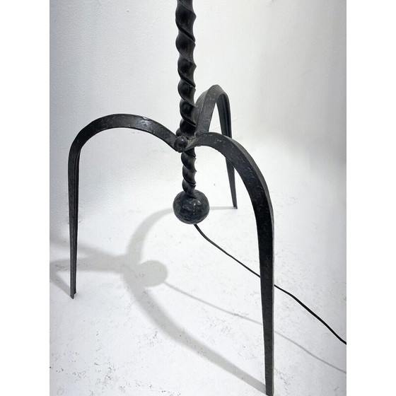 Image 1 of Mid-century floor lamp in wrought iron, Hungary 1950s