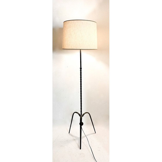 Image 1 of Mid-century floor lamp in wrought iron, Hungary 1950s