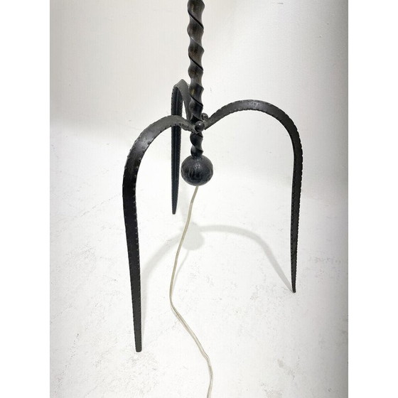 Image 1 of Mid-century floor lamp in wrought iron, Hungary 1950s