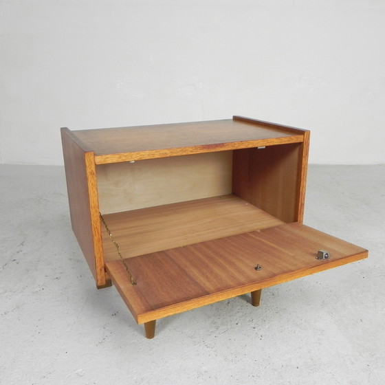 Image 1 of Bedside Table With Tapering Legs, 1960s