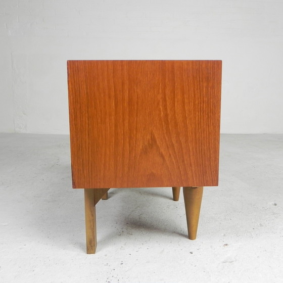 Image 1 of Bedside Table With Tapering Legs, 1960s