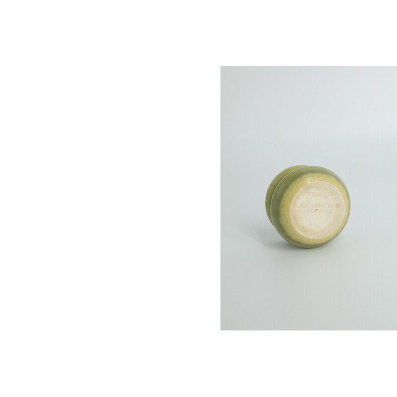 Image 1 of Vintage stoneware candlestick by Gunnars Keramik Höganäs, Sweden 1960