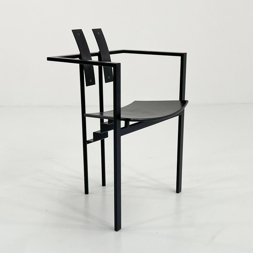 Black Postmodern Trix Chair By Karl Friedrich Förster, 1980S