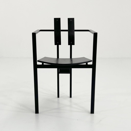 Black Postmodern Trix Chair By Karl Friedrich Förster, 1980S