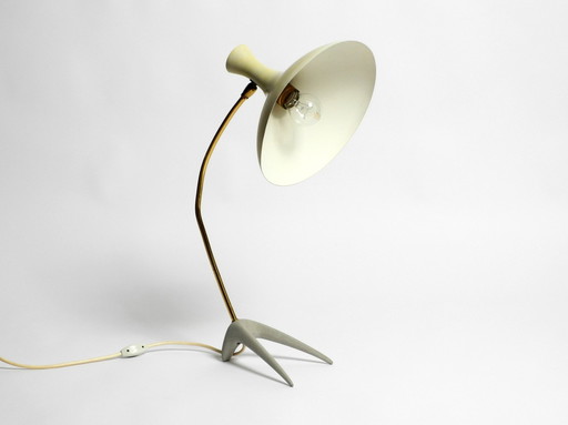 Rare Large Mid Century Modern Crow'S Foot Table Lamp By Karl Heinz Kinsky For Cosack In Original Condition