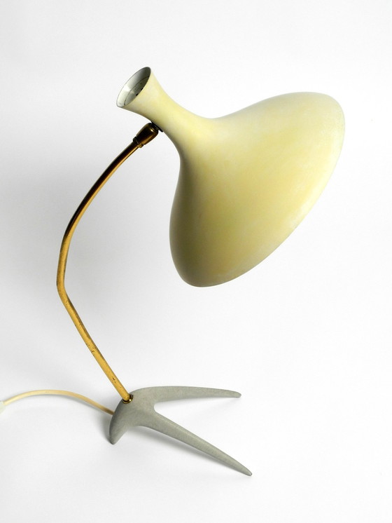 Image 1 of Rare Large Mid Century Modern Crow'S Foot Table Lamp By Karl Heinz Kinsky For Cosack In Original Condition