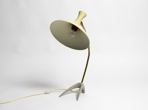 Rare Large Mid Century Modern Crow'S Foot Table Lamp By Karl Heinz Kinsky For Cosack In Original Condition