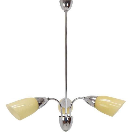 Image 1 of Mid-century chandelier by Elektroinstala Decin, Czechoslovakia 1970s