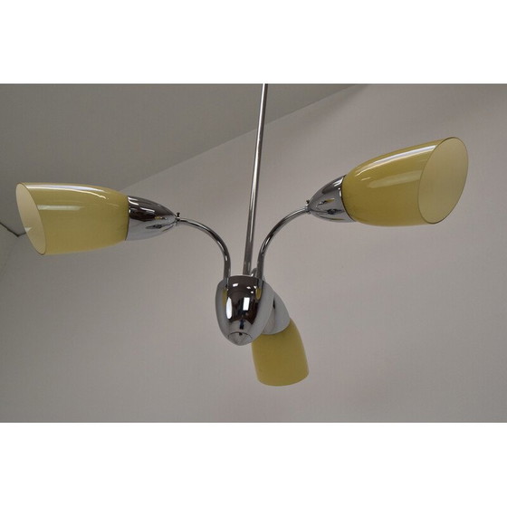 Image 1 of Mid-century chandelier by Elektroinstala Decin, Czechoslovakia 1970s