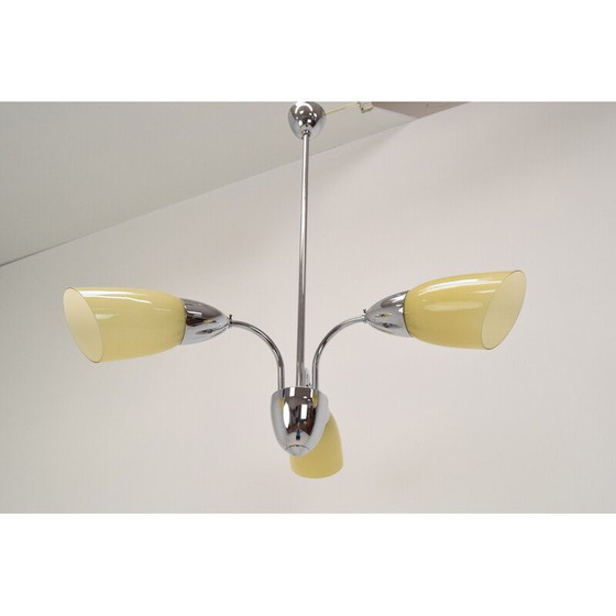 Image 1 of Mid-century chandelier by Elektroinstala Decin, Czechoslovakia 1970s