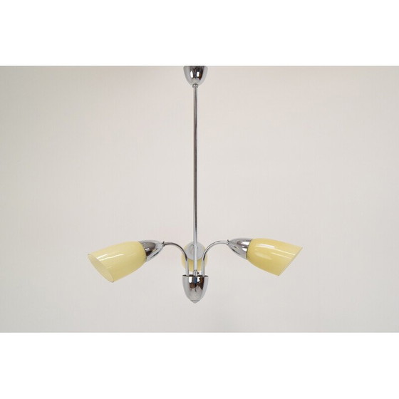 Image 1 of Mid-century chandelier by Elektroinstala Decin, Czechoslovakia 1970s