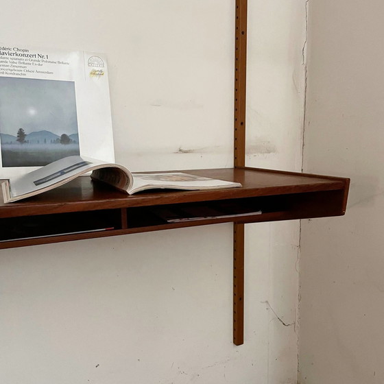 Image 1 of Danish Vintage Wall System With Desk, 1960s