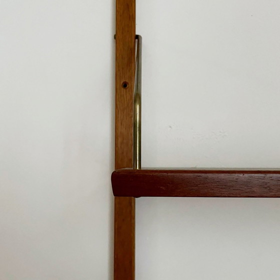 Image 1 of Danish Vintage Wall System With Desk, 1960s