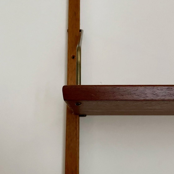 Image 1 of Danish Vintage Wall System With Desk, 1960s