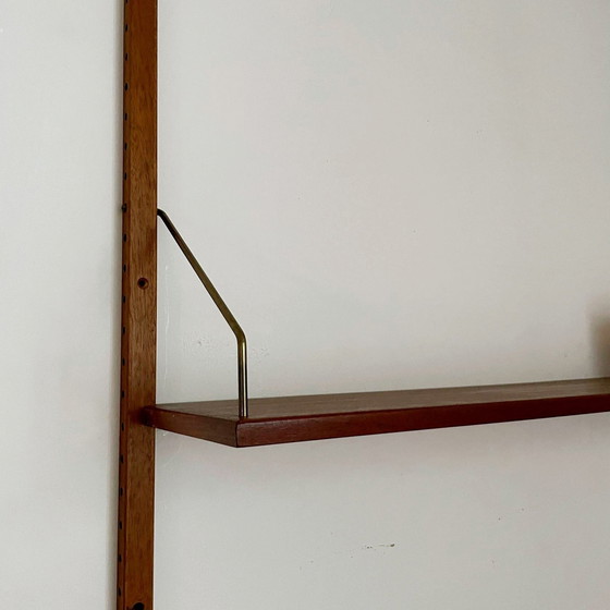 Image 1 of Danish Vintage Wall System With Desk, 1960s