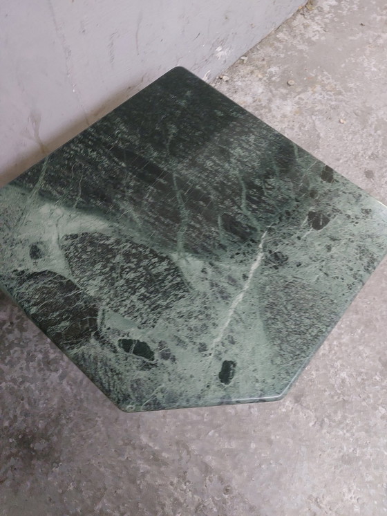 Image 1 of Green Marble Coffee Table