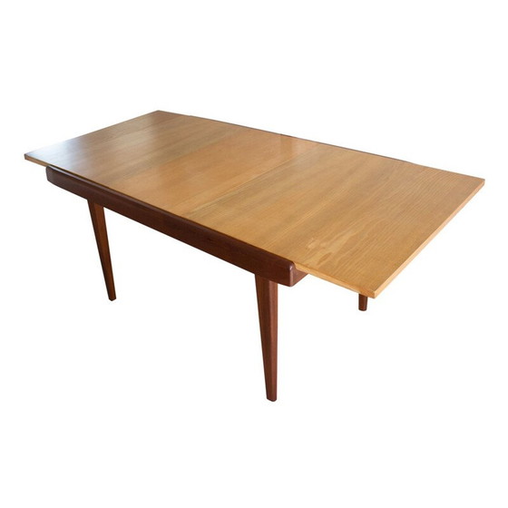 Image 1 of Vintage extendable dining table, France 1960