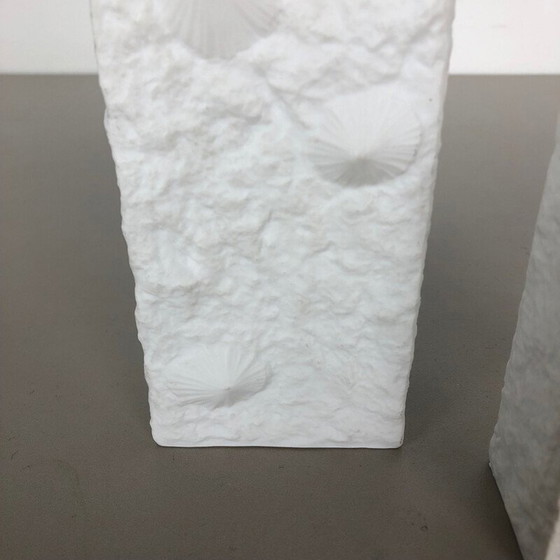 Image 1 of Pair of vintage Vase Porcelain Vase by Hutschenreuther German 1970s