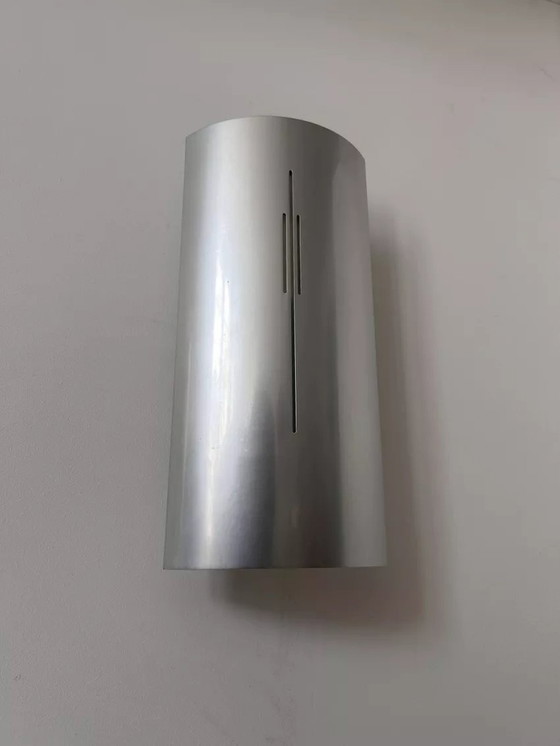 Image 1 of Lampada da parete vintage 2X, alluminio, Roland Jamois Francia 1970