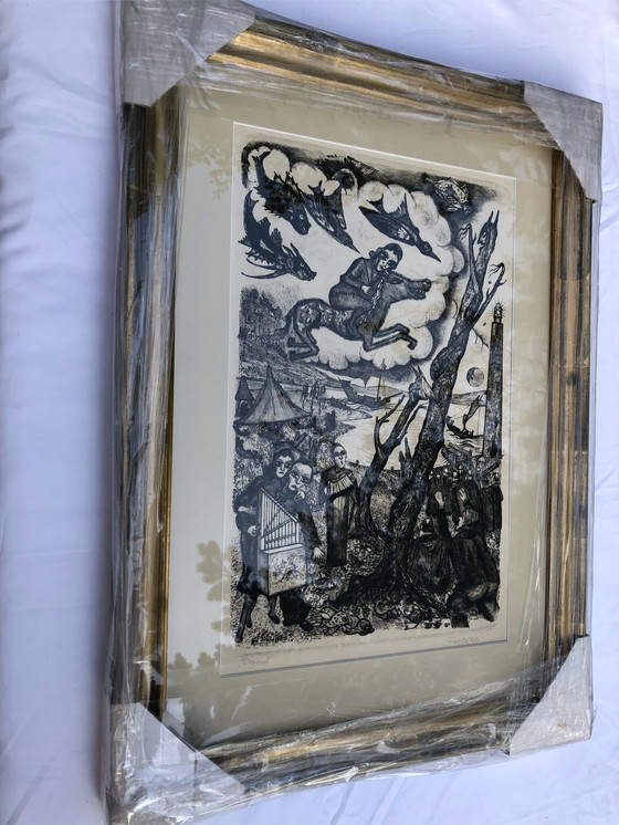 Image 1 of Etching “Dream II” by Cor de Wolff