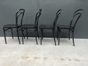 4 sedie Thonet 218, nere.
