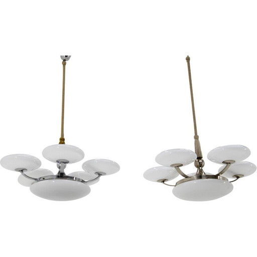 Pair of vintage chandeliers, 1920s