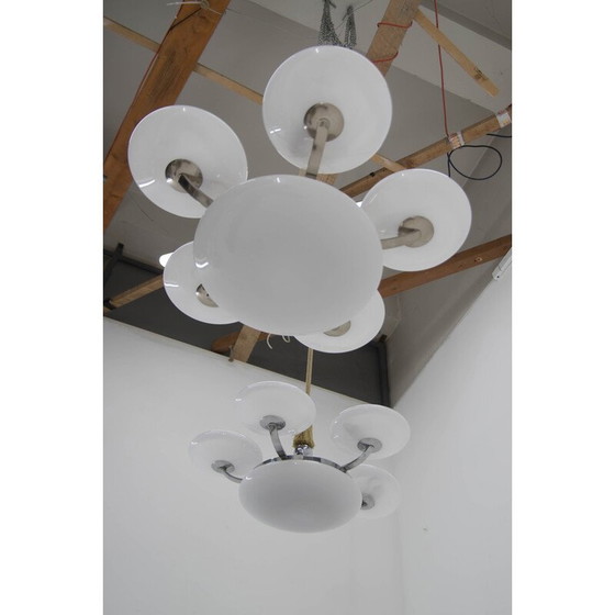 Image 1 of Pair of vintage chandeliers, 1920s